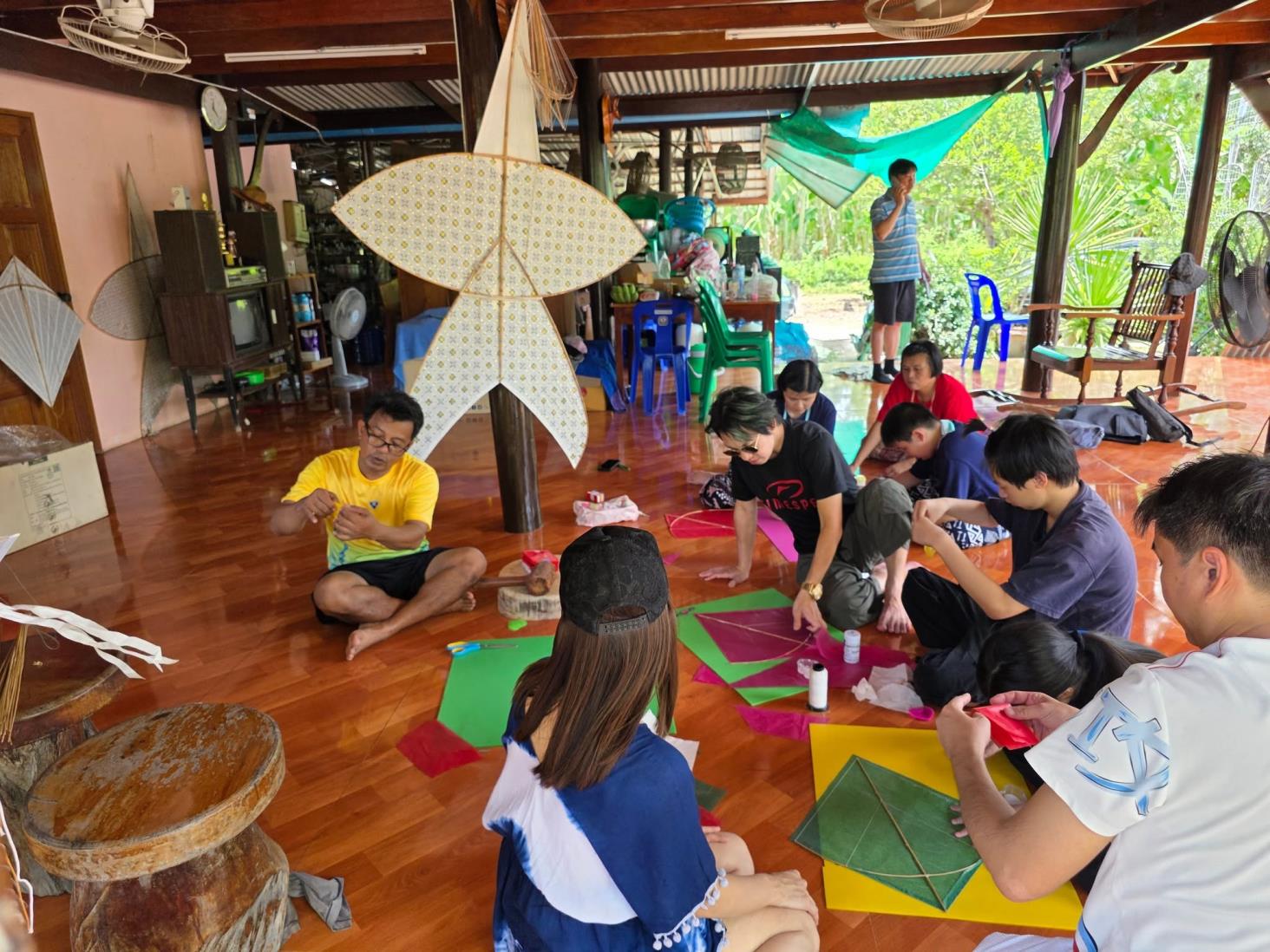 Thai Kite Making & Cave Experience